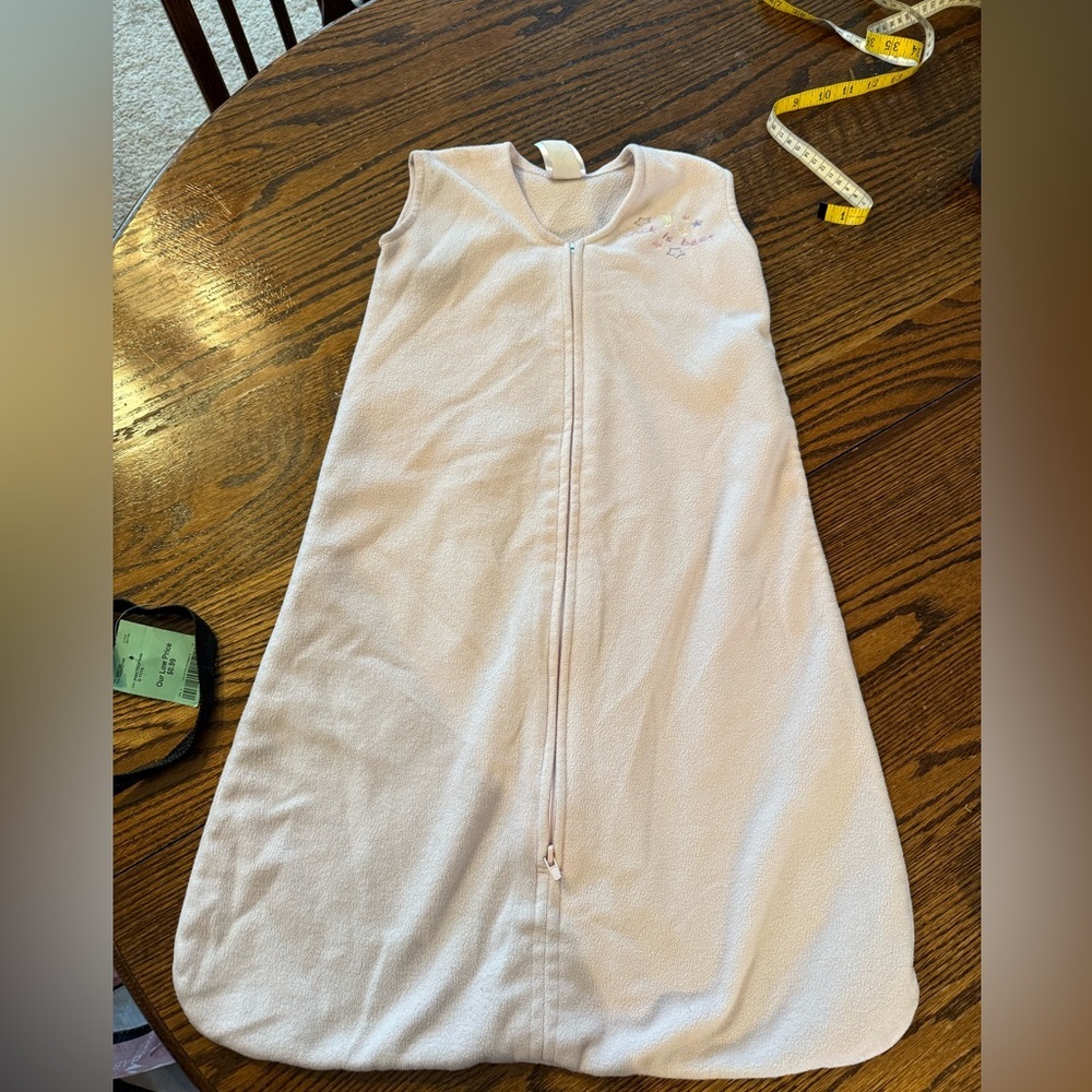 Light Pink Halo Sleep Sack - Medium
